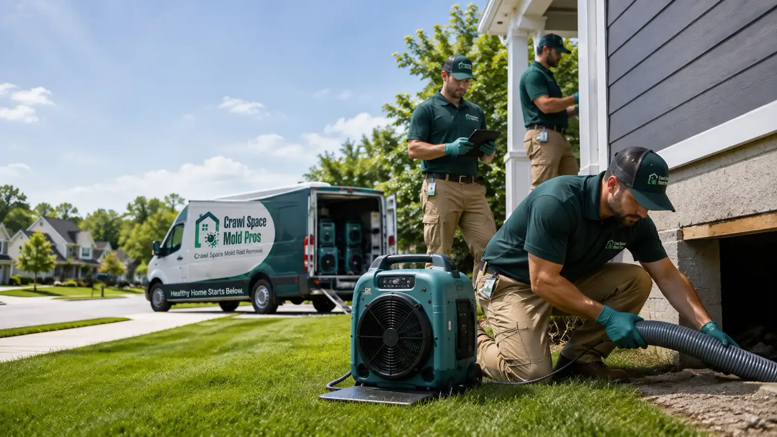 Crawl Space Mold Removal in Cornwall, CT
